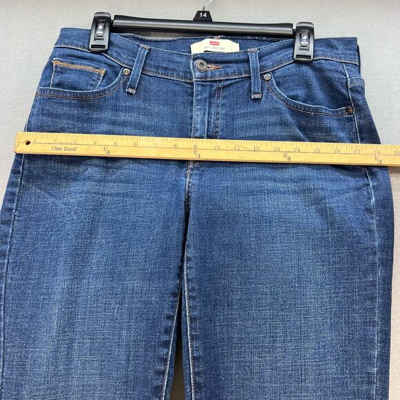 Levi's 529 Jeans Women's 12M Blue Dark Wash Curvy Bootcut Normcore Mom Jeans - Picture 5 of 15